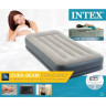 Надувная кровать INTEX Mid-Rice Airbed 64116, 191×99×30 см, встроенный насос 220V