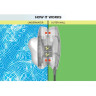 Магнитная светодиодная подсветка INTEX 28698 для бассейна, 4 цвета